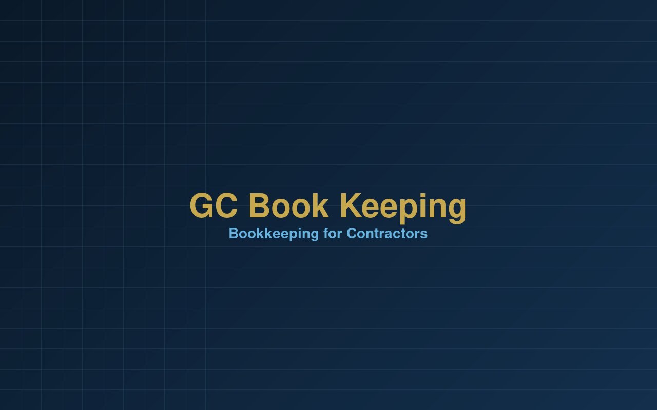 GC Book Keeping website preview