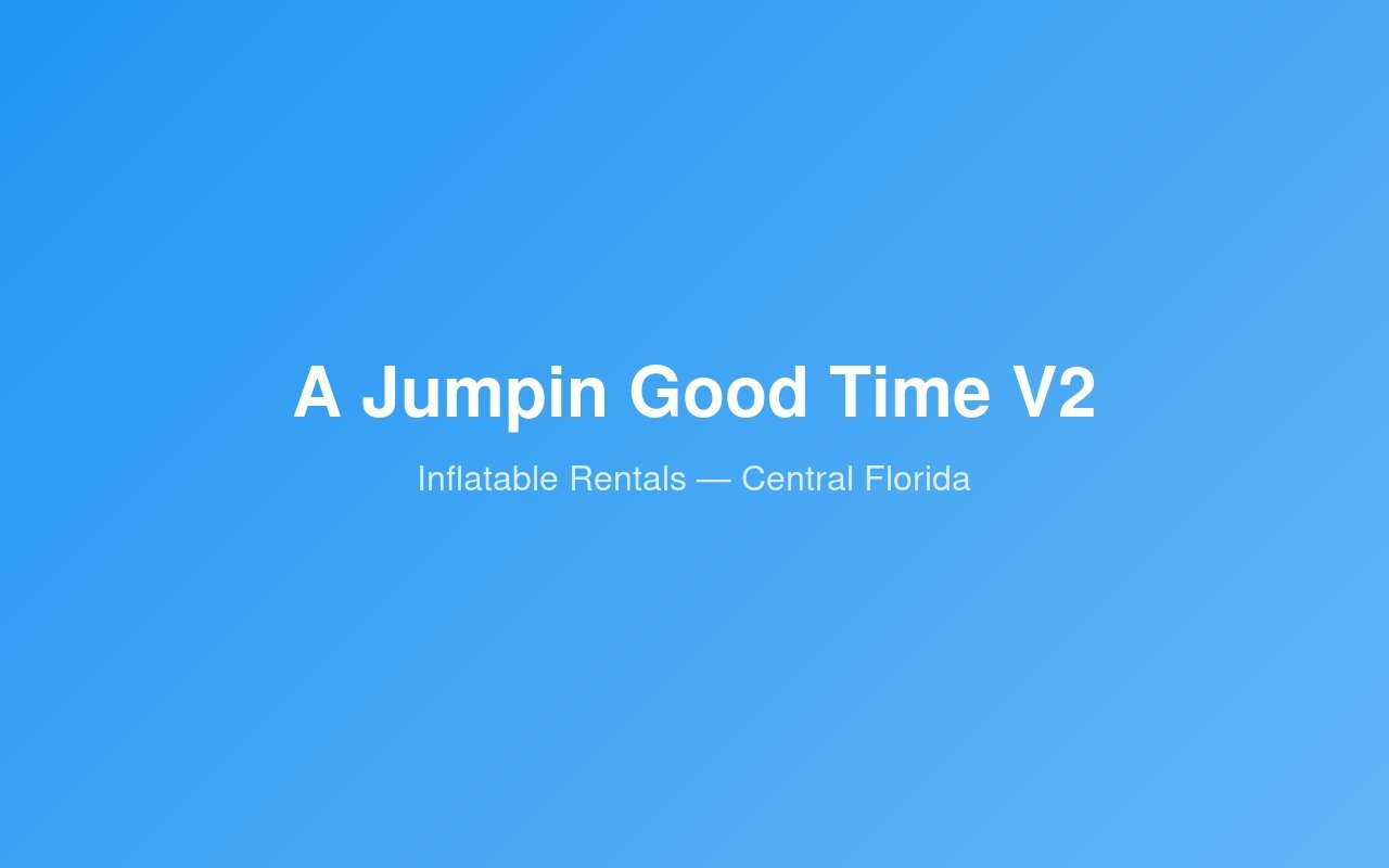 A Jumpin Good Time V2 website preview
