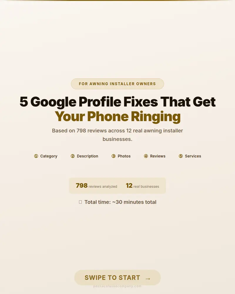 Visual psych 01 cover action — Awning Installation SEO guide by Pensacola SEO Company