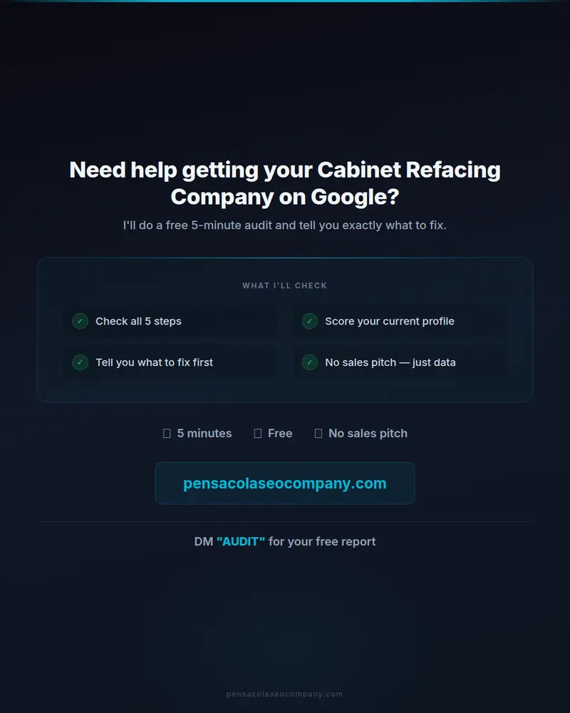 Google 5 steps 07 cta — Cabinet Refacing SEO guide by Pensacola SEO Company