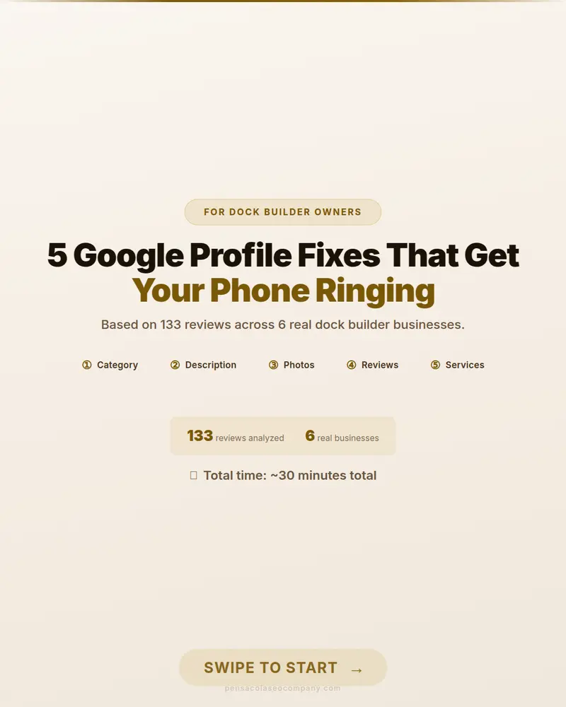 Visual psych 01 cover action — Dock Building SEO guide by Pensacola SEO Company