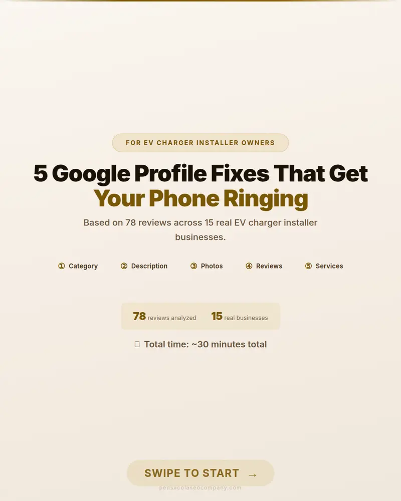 Visual psych 01 cover action — EV Charger Installation SEO guide by Pensacola SEO Company