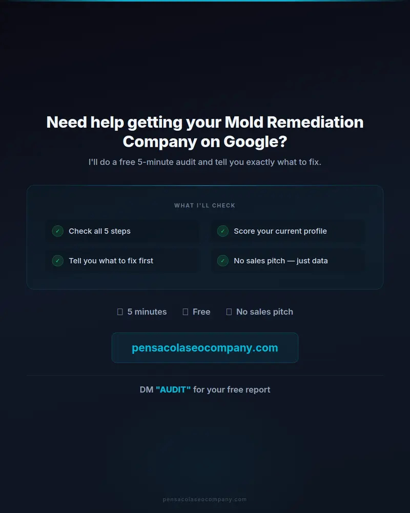 Google 5 steps 07 cta — Mold Remediation SEO guide by Pensacola SEO Company