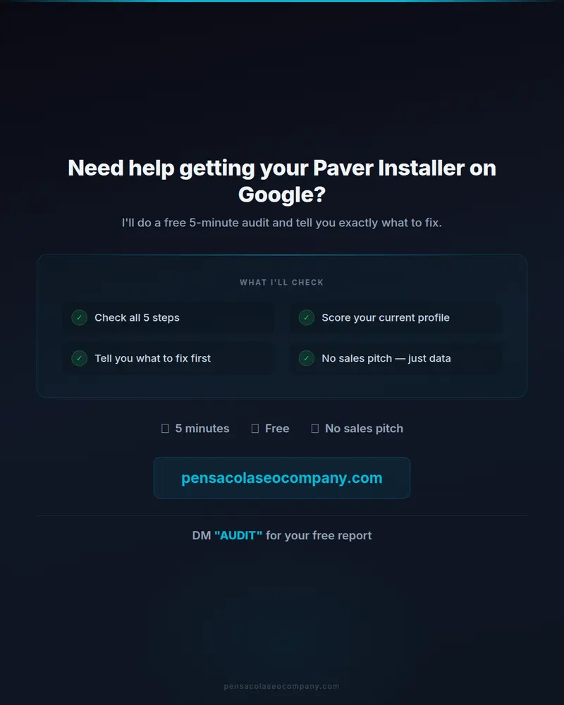 Google 5 steps 07 cta — Paver Installation SEO guide by Pensacola SEO Company