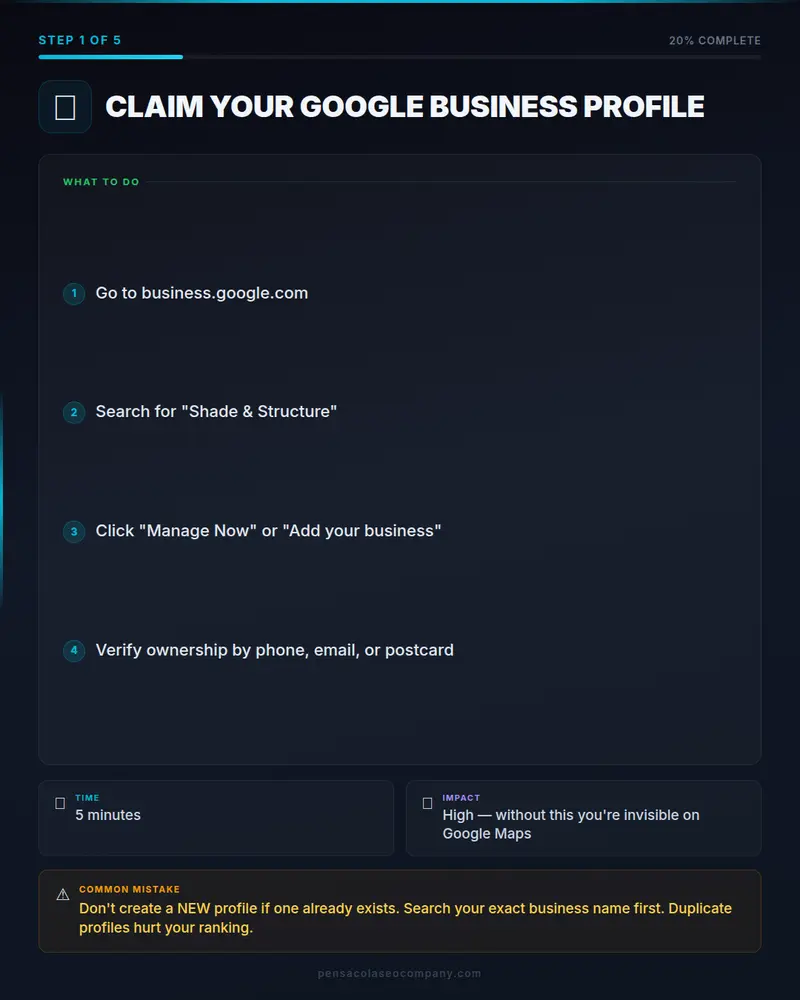 Local SEO for Pergola Builder Companies: How to Get Found on Google