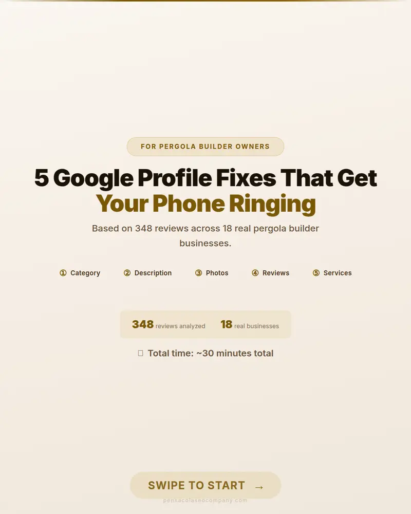 Visual psych 01 cover action — Pergola Building SEO guide by Pensacola SEO Company