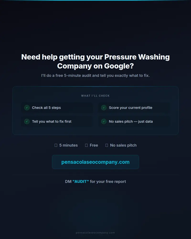 Google 5 steps 07 cta — Pressure Washing SEO guide by Pensacola SEO Company